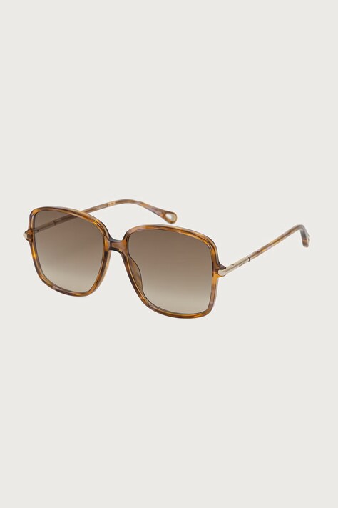 Chloe Okulary przeciwsłoneczne kwadratowe damskie żółte CH0396S