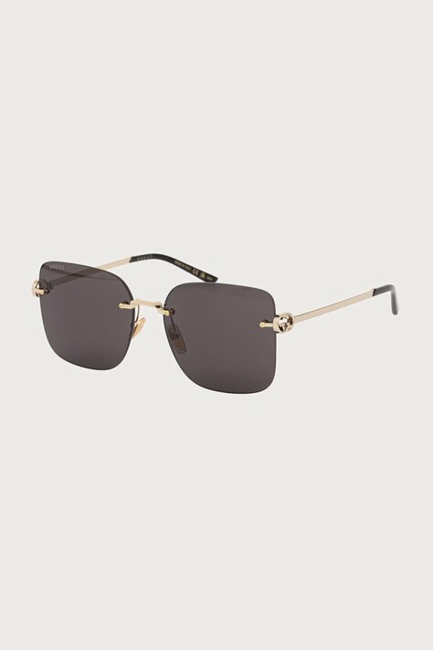 Gucci Okulary przeciwsłoneczne kwadratowe damskie złote GG2229SA