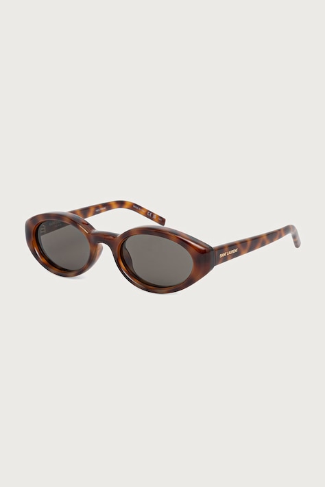Saint Laurent Okulary przeciwsłoneczne damskie brązowe SL 567 PLUMP
