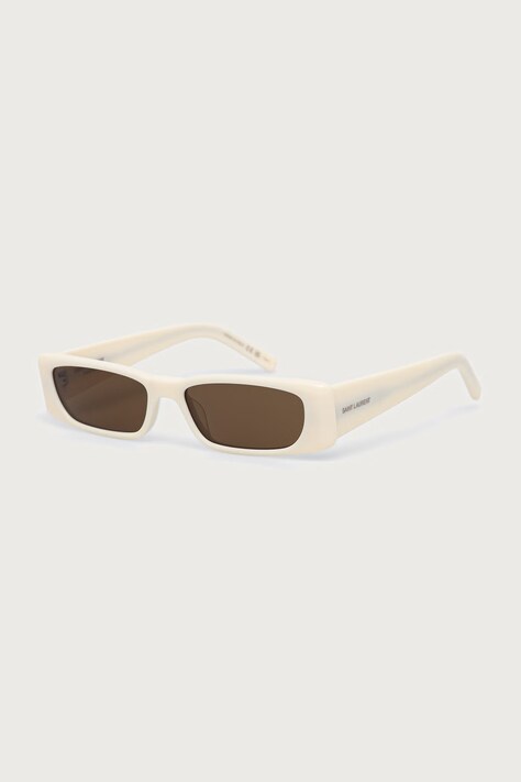 Saint Laurent Okulary przeciwsłoneczne damskie beżowe SL 942