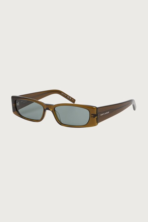 Saint Laurent Okulary przeciwsłoneczne damskie zielone SL 942