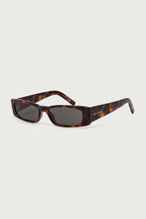 Saint Laurent Okulary przeciwsłoneczne damskie brązowe SL 942