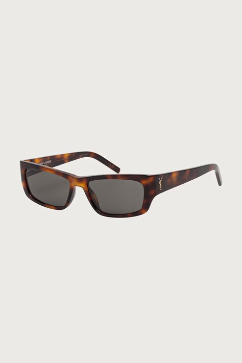 Saint Laurent Okulary przeciwsłoneczne damskie JAZZ brązowe SL M182 JAZZ