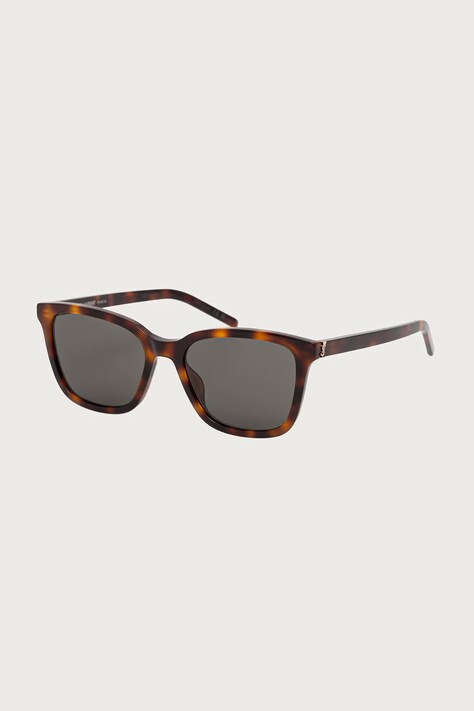 Saint Laurent Okulary przeciwsłoneczne kwadratowe damskie brązowe SL M178