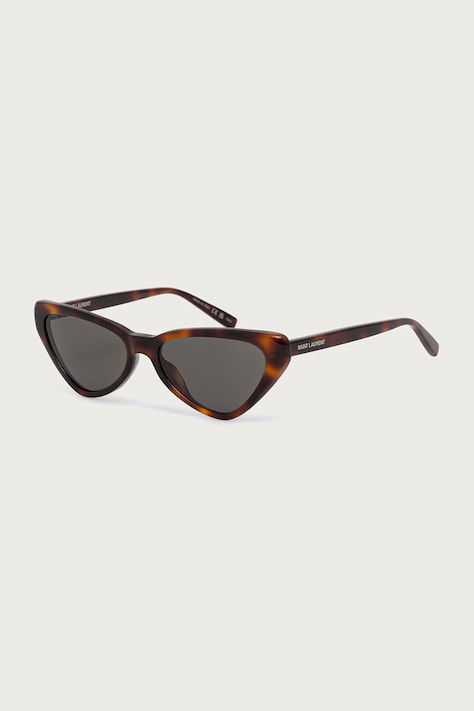 Saint Laurent Okulary przeciwsłoneczne kocie oczy damskie brązowe SL 944
