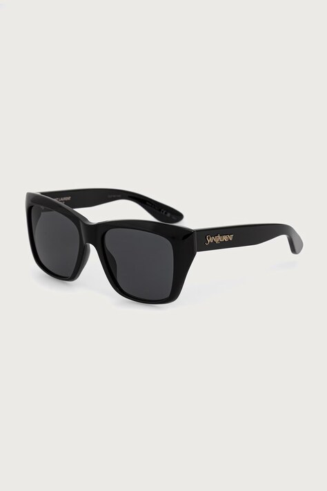 Saint Laurent Okulary przeciwsłoneczne kocie oczy damskie czarne SL 923