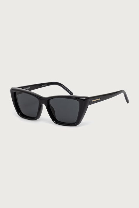 Saint Laurent Okulary przeciwsłoneczne kocie oczy damskie MICA czarne SL 276 MICA PLUMP