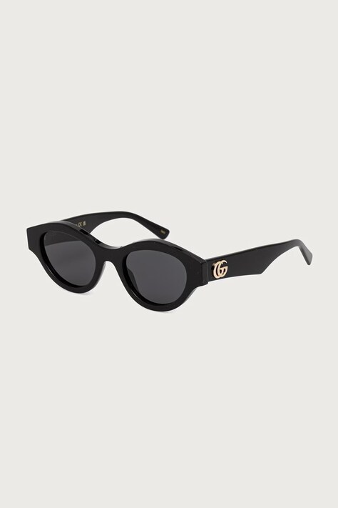 Gucci Okulary przeciwsłoneczne okrągłe damskie czarne GG2207S