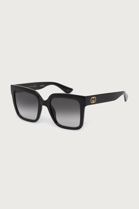 Gucci Okulary przeciwsłoneczne kwadratowe damskie czarne GG2190S