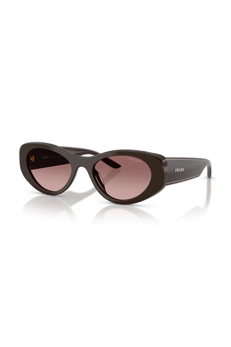 Prada Okulary przeciwsłoneczne damskie brązowe 0PR.D23SU