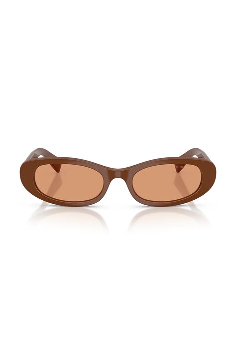Miu Miu Okulary przeciwsłoneczne damskie brązowe 0MU.C02S