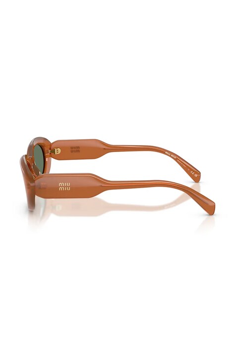 Miu Miu Okulary przeciwsłoneczne damskie pomarańczowe 0MU.C01S