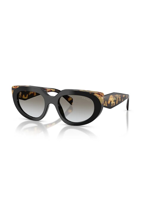 Prada Okulary przeciwsłoneczne damskie czarne 0PR.D02S