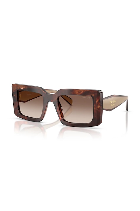 Prada Okulary przeciwsłoneczne damskie brązowe 0PR.D01S