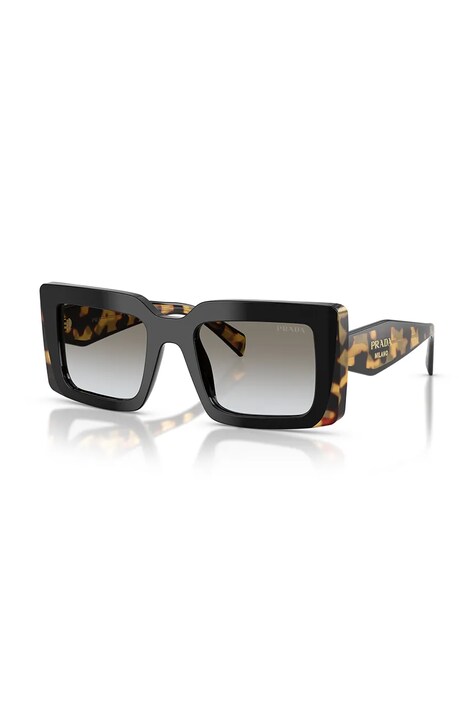 Prada Okulary przeciwsłoneczne damskie czarne 0PR.D01S