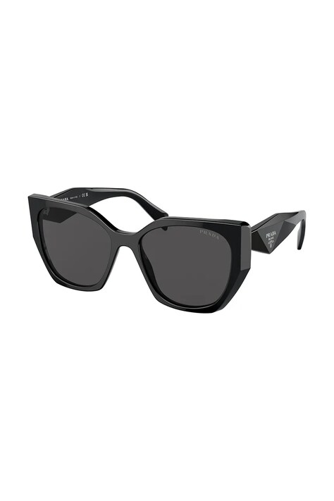 Prada Okulary przeciwsłoneczne kwadratowe damskie czarne 0PR.19ZS