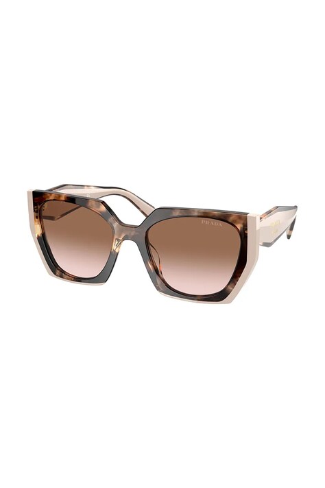 Prada Okulary przeciwsłoneczne damskie brązowe 0PR.15WS