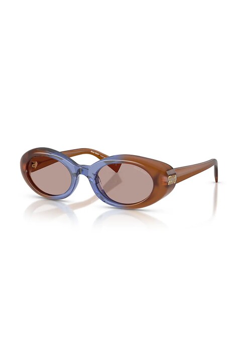 Miu Miu Okulary przeciwsłoneczne damskie brązowe 0MU.B09S