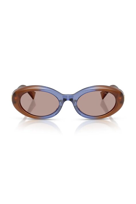 Miu Miu Okulary przeciwsłoneczne damskie brązowe 0MU.B09S