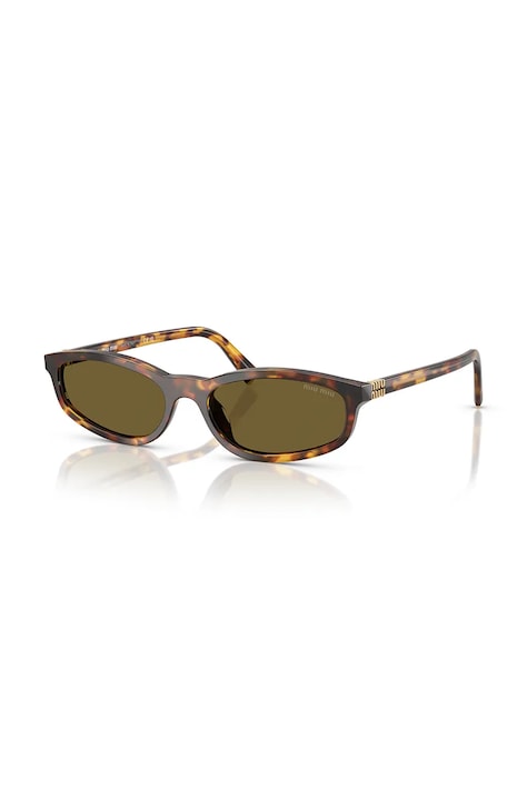 Miu Miu Okulary przeciwsłoneczne damskie brązowe 0MU.A06S