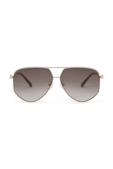Kurt Geiger London Okulary przeciwsłoneczne pilotki damskie SHOREDITCH złote 5895261999