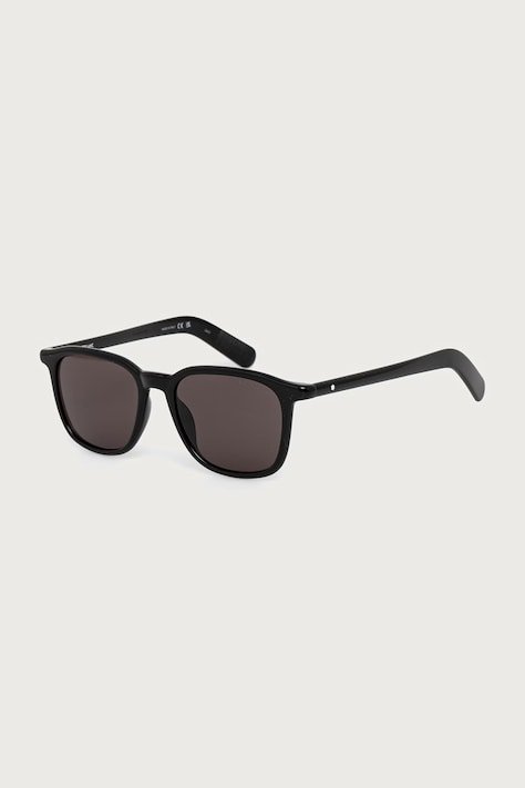 Montblanc Okulary przeciwsłoneczne kwadratowe męskie czarne MB0497S