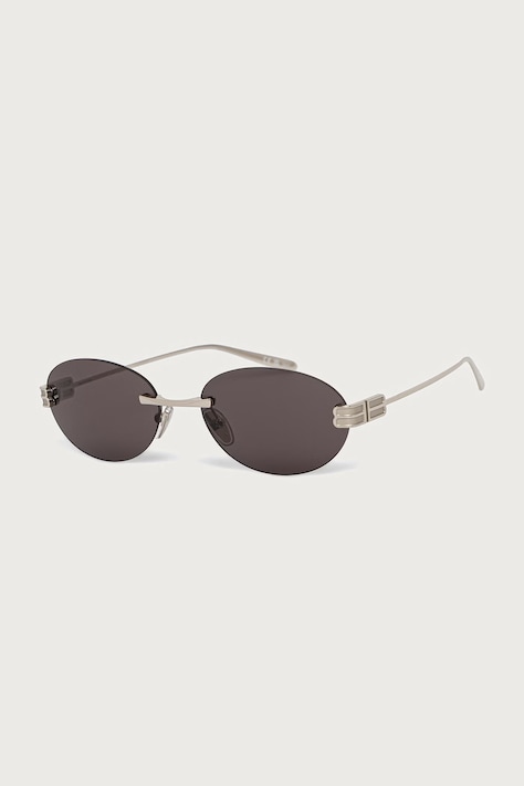 Balenciaga Okulary przeciwsłoneczne srebrne BB0541SA