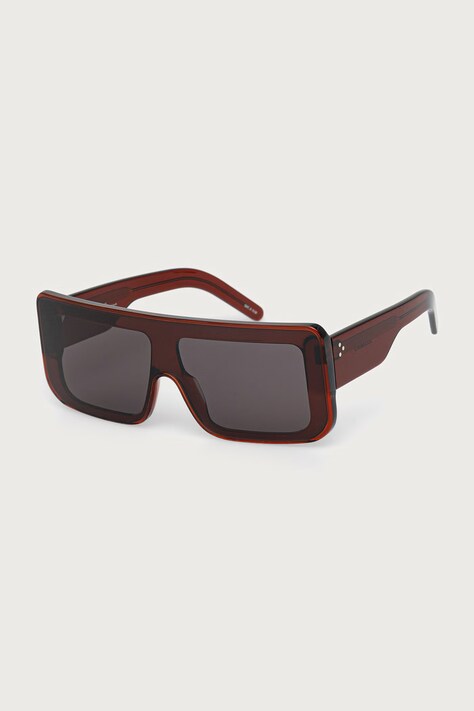 Rick Owens DRKSHDW Documenta slnečné okuliare burgundské RG0000002 GTSBLB