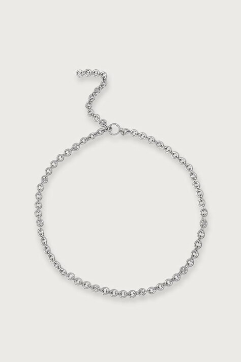 MICHAEL Michael Kors Pasek damski srebrny 29MKWB585816