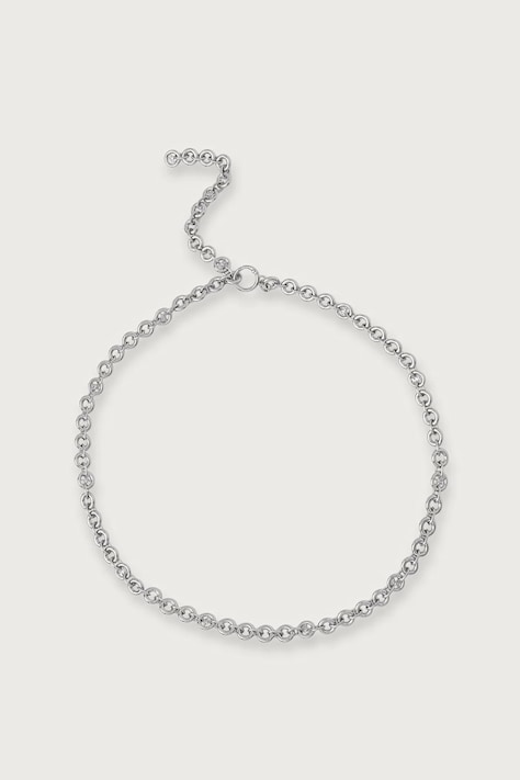 MICHAEL Michael Kors Pasek damski srebrny 29MKWB585816