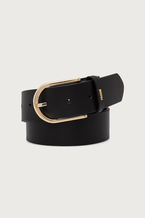 HUGO ζώνη γυναικεία δερμάτινη Zoey-G_Sz35 μαύρη 50568440