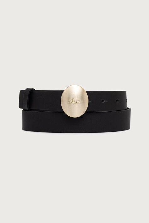 BOSS remen za žene kožni Naren-G_Sz30 crni 50572851