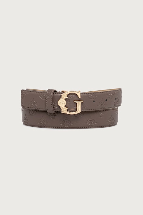 Guess Curea pentru femei cu imitație de piele CARMELLA bej BW9501 P6430