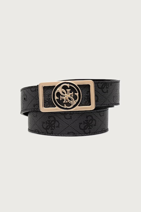 Guess Pasek dwustronny damski z imitacji skóry NOELLE II szary BW9500 P6430