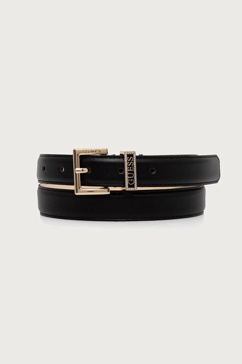 Guess Pasek damski czarny BW9499 P6425
