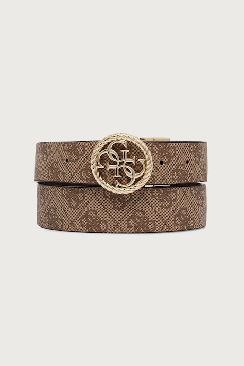 Guess Pasek damski beżowy BW9497 P6435
