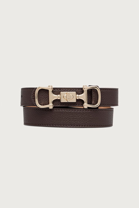 Guess Колан дамски от имитация на кожа SUNSET кафяв BW9490 P6425