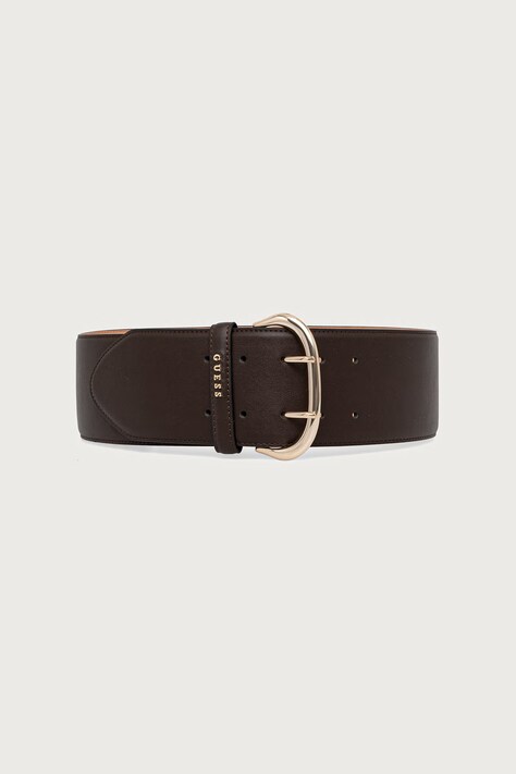 Guess Широк колан дамски от имитация на кожа кафяв BW9489 P6475