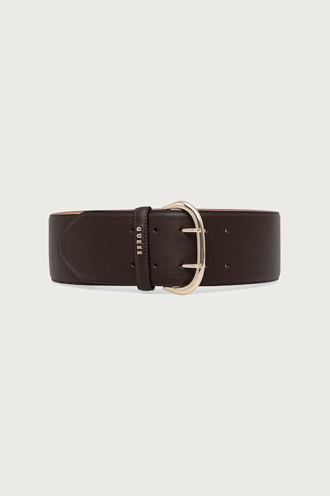 Guess Широк колан дамски от имитация на кожа кафяв BW9489 P6475