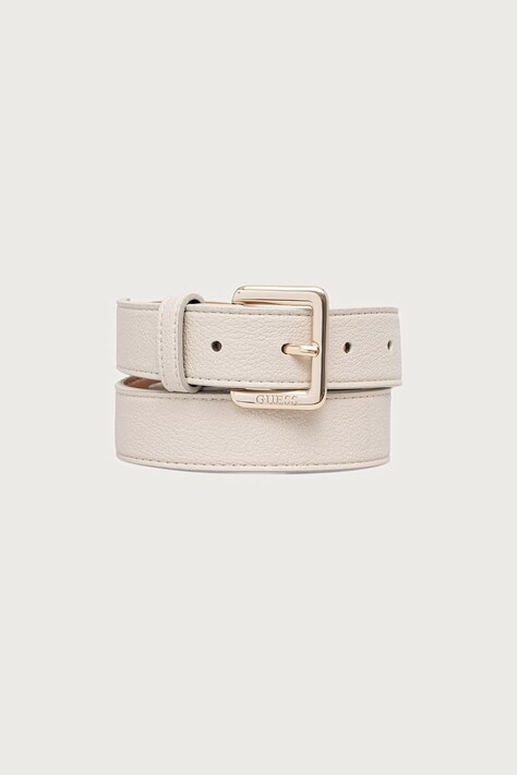 Guess Remen za žene od imitacije kože FRANCES bež BW9488 P6430