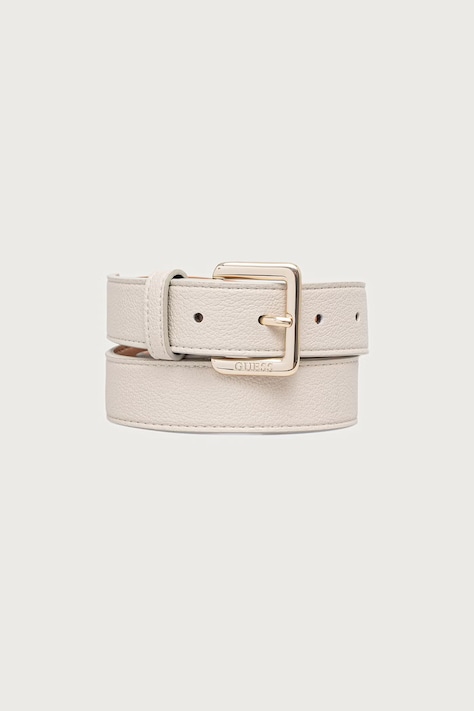 Guess Remen za žene od imitacije kože FRANCES bež BW9488 P6430