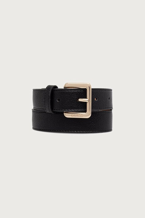 Guess Pásek dámský z imitace kůže FRANCES černý BW9488 P6430