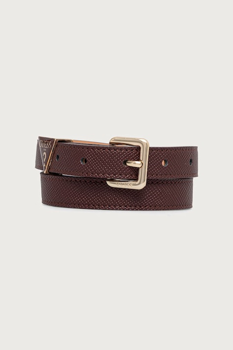 Guess Колан дамски от имитация на кожа GILDA бордо BW9457 P6320