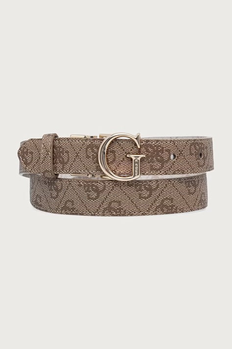 Guess Двустранен колан дамски LINDSEY бежов BW9456 P6325