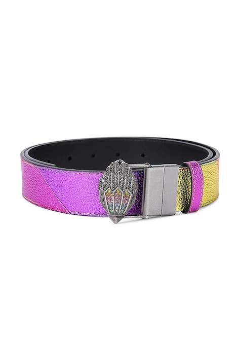 Kurt Geiger London pasek dwustronny damski skórzany multicolor 5411869109
