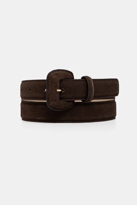 Gianni Chiarini pasek damski zamszowy CINTURE DONNA CAMOSCIO brązowy CN K00973 CM