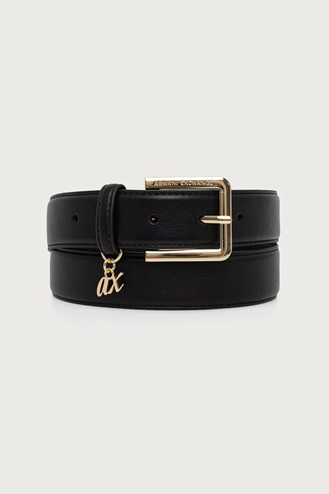 Armani Exchange pas ženski iz umetnega usnja črn XW003080 AF27074