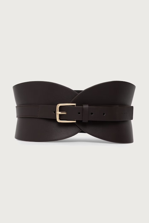 Sisley Curea pentru femei cu imitație de piele maro 6W7VWL03Q
