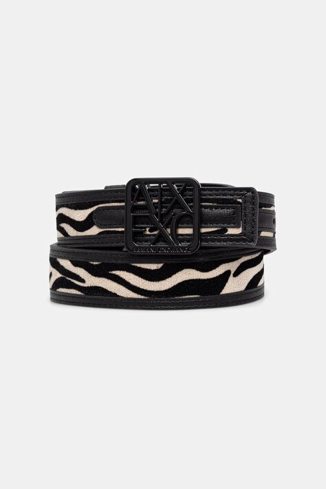 Armani Exchange obojstranný opasok dámsky čierny XW002614 AF26445