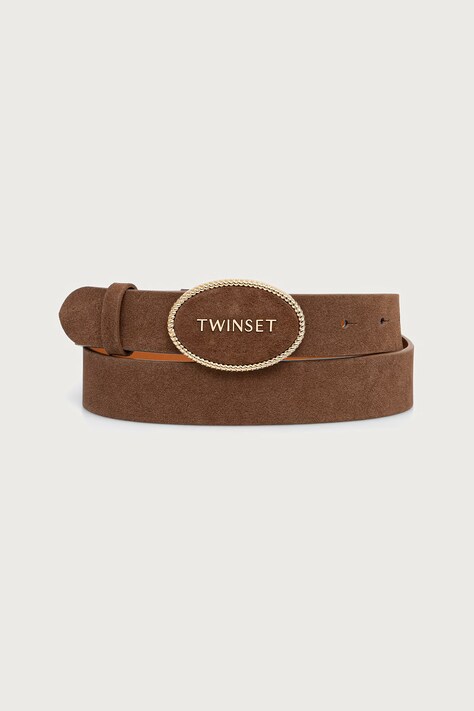 Twinset remen za žene smeđi 262TO5280